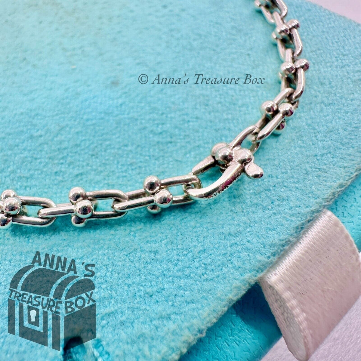 Tiffany & Co. 925 Silver HardWear Micro Link 7.5 Tiffany & Co. 925 Silver HardWear Micro Link 7.5