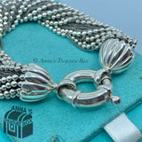 Tiffany & Co. Multi-strand Torsade 8” Bracelet + Receipt (pouch)