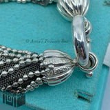 Tiffany & Co. Multi-strand Torsade 8” Bracelet + Receipt (pouch)