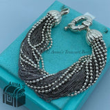 Tiffany & Co. Multi-strand Torsade 8” Bracelet + Receipt (pouch)