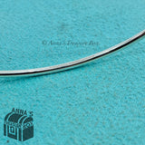 Tiffany & Co. 925 Silver Peretti Open Heart 6.5" Hook Bangle (pouch)