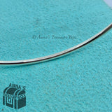 Tiffany & Co. 925 Silver Peretti Open Heart 6.5" Hook Bangle (pouch)