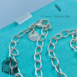 Tiffany & Co. 925 Silver Large Link Infinity 18" Necklace (box + pouch)