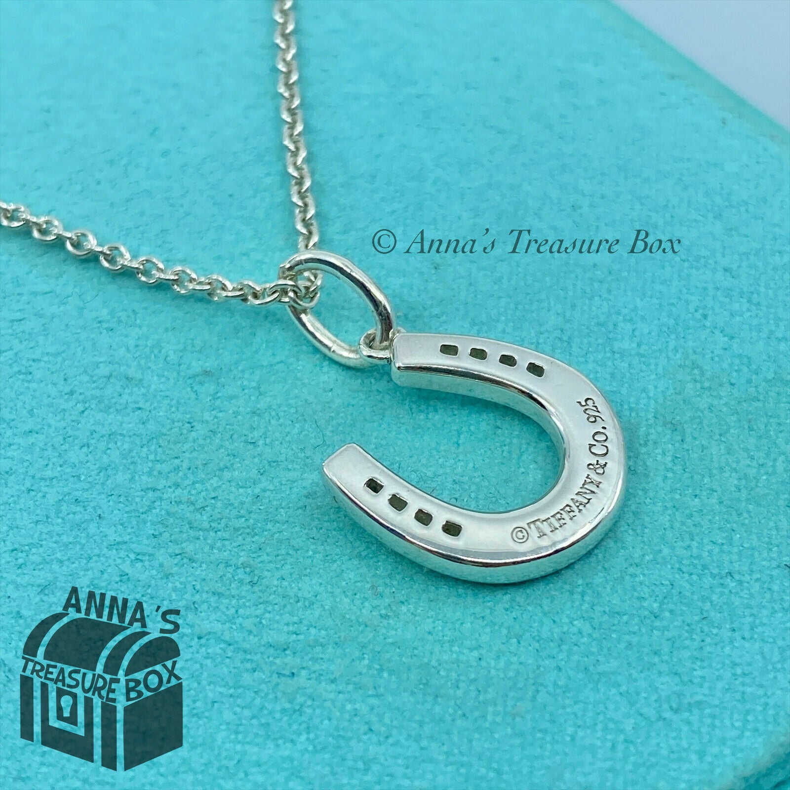 Tiffany & Co. 925 Silver Horseshoe Lucky Charm 18 Tiffany & Co. 925 Silver Horseshoe Lucky Charm 18