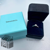 Tiffany & Co. Lucida Platinum 0.31ct Diamond Engagement Ring Size 4.5 (boxset)