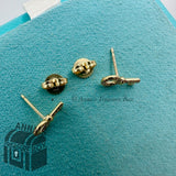 Tiffany & Co. 18k Yellow Gold Diamond Mini Key Stud Earring (box, pouch, ribbon)