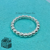 Tiffany & Co. 925 Silver Ziegfeld Bead Ring Sz. 5 (box + pouch)