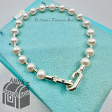 Tiffany & Co. HardWear 5-6 mm Freshwater Pearl Silver 7.5" Bracelet (boxset)