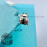 Return To Tiffany & Co. 925 Silver 18K Gold LadyBug Ring Sz. 5.75 (bx, pch, rbn)