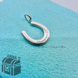 Tiffany & Co. 925 Silver Lucky Horseshoe 1837 Charm (pouch)