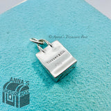 Tiffany & Co. 925 Silver Shopping Bag Charm Pendant #2 (box)