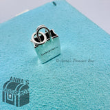 Tiffany & Co. 925 Silver Shopping Bag Charm Pendant #2 (box)