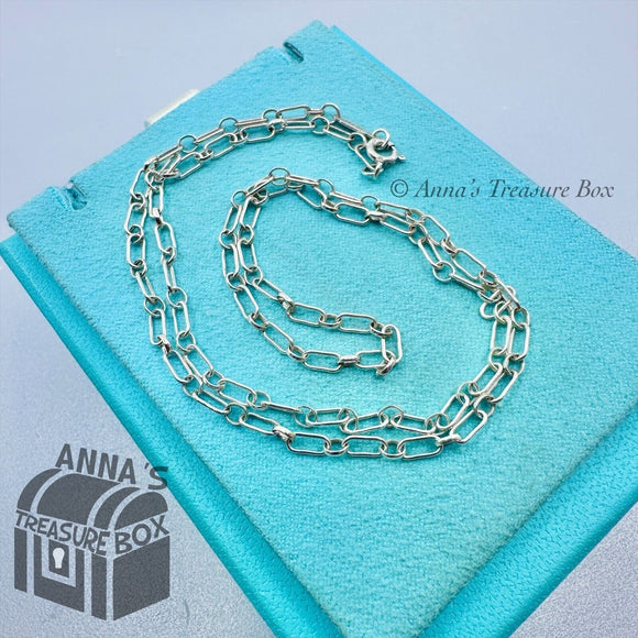 Tiffany & Co. 925 Silver Rectangle Chain Link 20
