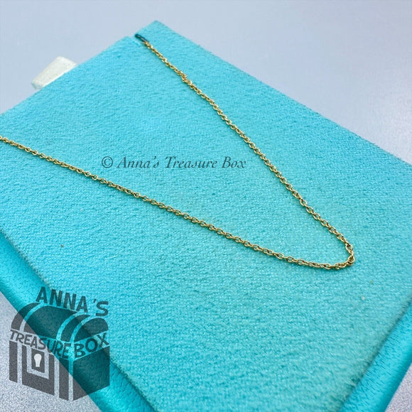 Tiffany & Co. 18K Yellow Gold Necklace Chain 20