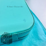 Tiffany & Co. Blue Calfskin Leather Travel Storage Jewelry Box Case (box, pouch)