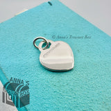 Tiffany & Co. 925 Silver MOM Heart Tag Charm (pouch)