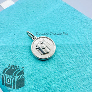 Tiffany & Co. 925 Silver Lexicon Circle Gift Box Present Pendant Charm (pouch)