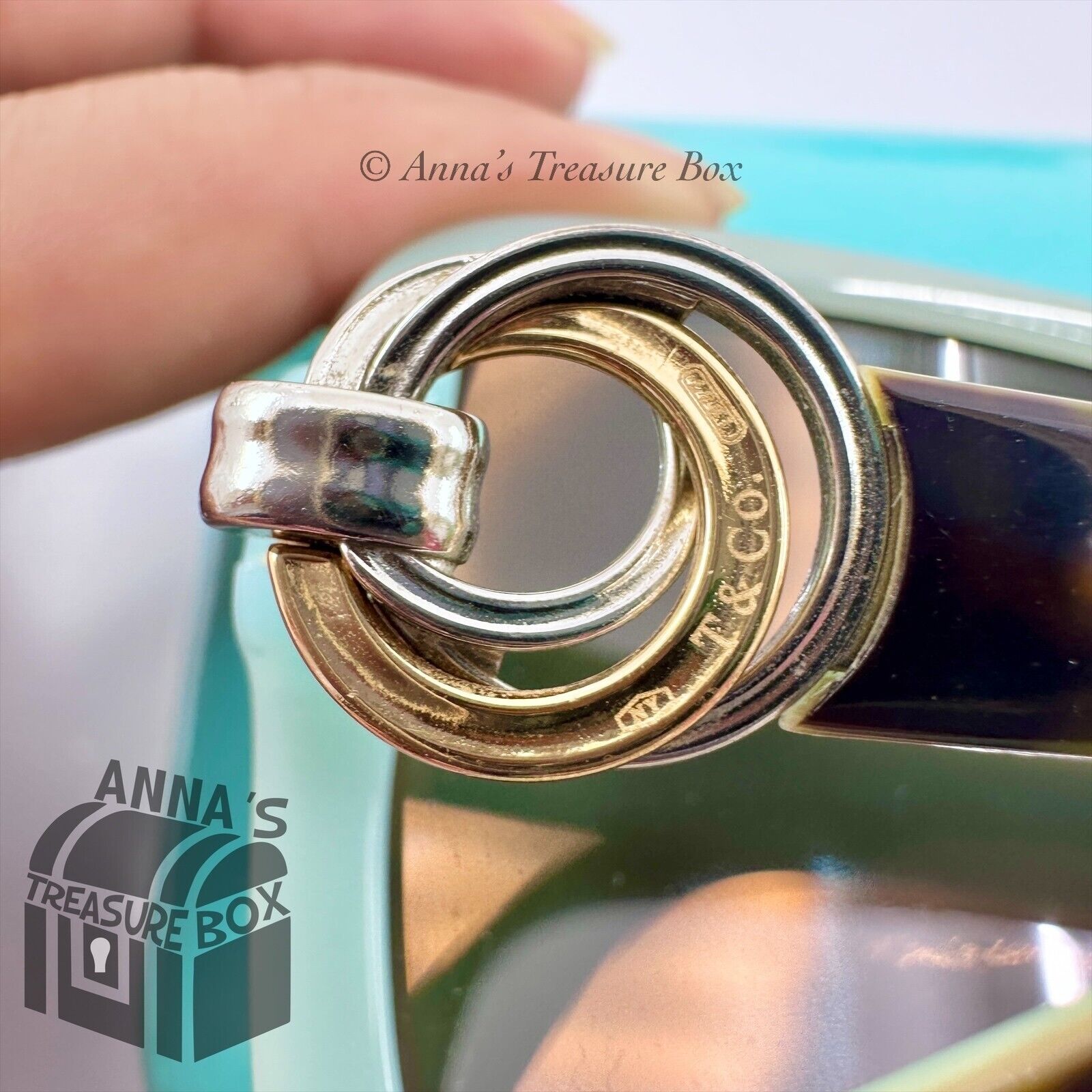 Tiffany & Co. TF 4066 8134/3B 56-16 135 3N Havana/Blue  display picture 2