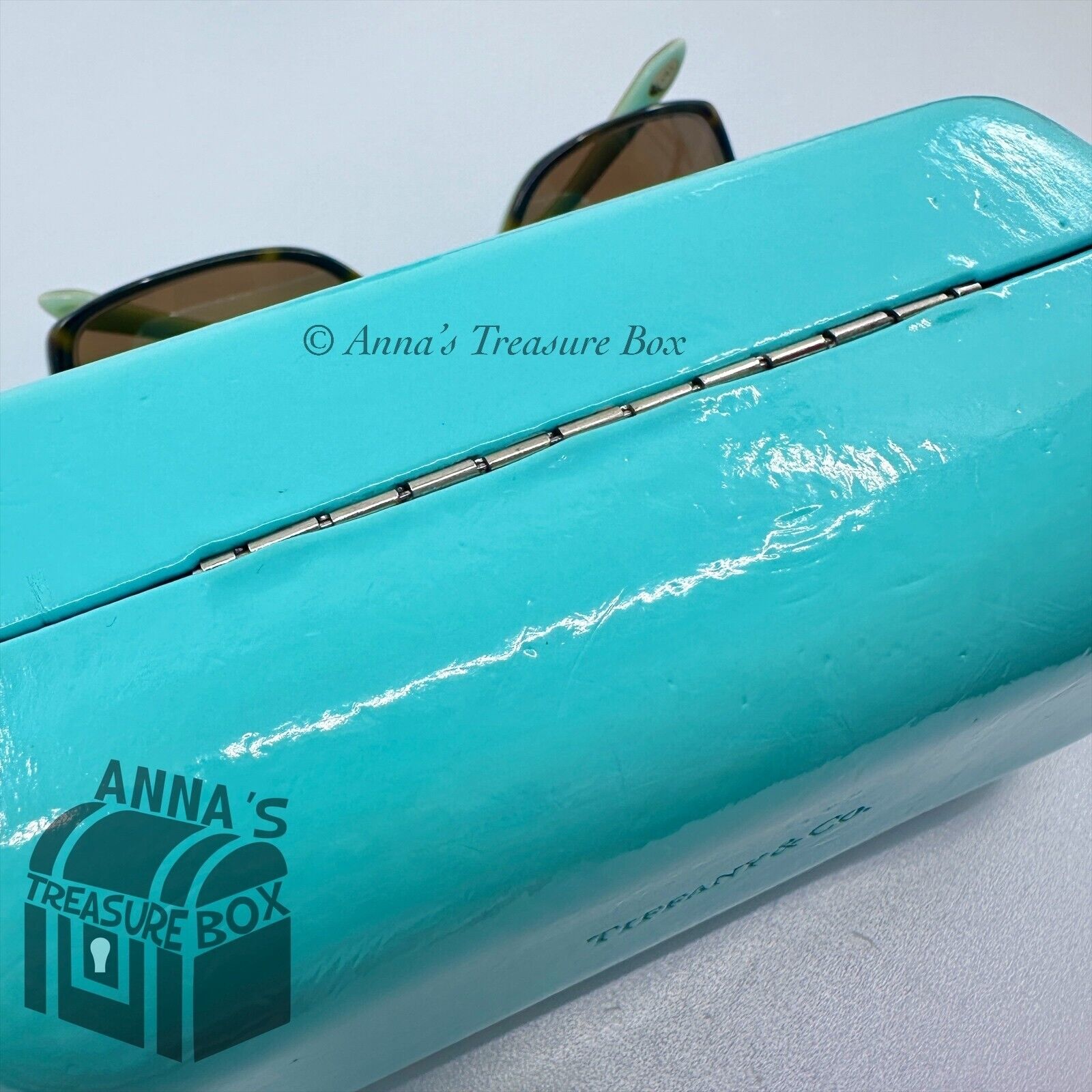 Tiffany & Co. TF 4066 8134/3B 56-16 135 3N Havana/Blue Square Sunglasses (case) Tiffany main image 3