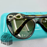 Tiffany & Co. TF 4059 8015/3B 54-18 130 2P Brown Cat Eye Sunglasses (case)