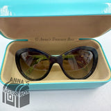 Tiffany & Co. TF 4059 8015/3B 54-18 130 2P Brown Cat Eye Sunglasses (case)