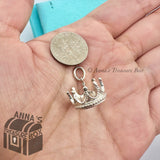 Tiffany & Co. 925 Silver Princess Crown Charm (pouch)