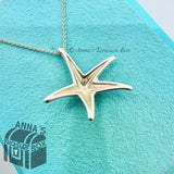 Tiffany & Co. 925 Silver Elsa Peretti Large 28mm Starfish Pendant  17" Necklace