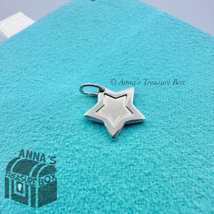 Tiffany & Co. 925 Silver Super Star Charm Pendant (box, pouch, ribbon)