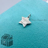 Tiffany & Co. 925 Silver Super Star Charm Pendant (box, pouch, ribbon)