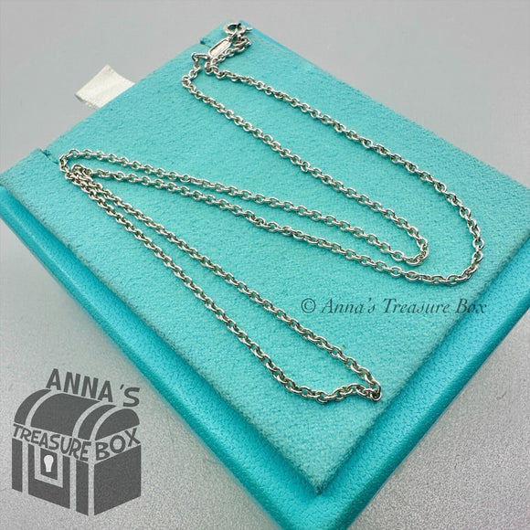 Tiffany & Co. 925 Silver 1.5mm Thick Links Chain 20