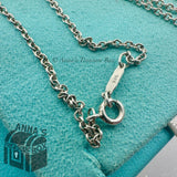 Tiffany & Co. 925 Silver 1.5mm Thick Links Chain 20" Necklace (pouch)