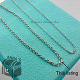 Tiffany & Co. 925 Silver 1.5mm Thick Links Chain 20" Necklace (pouch)