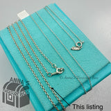 Tiffany & Co. 925 Silver 1.5mm Thick Links Chain 18" Necklace (pouch)