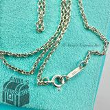 Tiffany & Co. 925 Silver 1.5mm Thick Links Chain 18" Necklace (pouch)