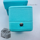 Tiffany & Co. Blue Leather Storage Presentation Empty Ring Box