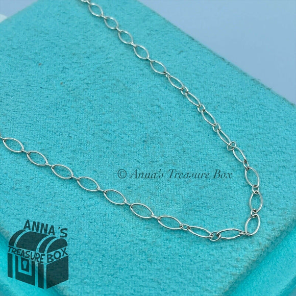 Tiffany & Co. 925 Silver Oval Link 18