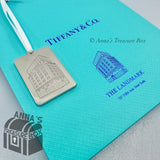 Tiffany & Co. Limited Edition Shopping Bag And Silver Color Landmark Charm