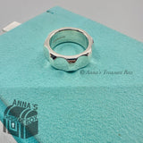 Tiffany & Co. 925 Silver Paloma Picasso Groove Band Ring Size US 5.5 (pouch)