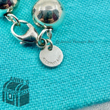 Tiffany & Co. 925 Silver HardWear 10mm Bead Ball 16.5" Necklace (pouch)