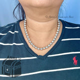 Tiffany & Co. 925 Silver HardWear 10mm Bead Ball 16.5" Necklace (pouch)