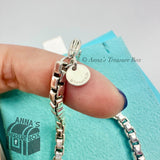 Tiffany & Co. 925 Silver Venetian Link 7.75" Bracelet (pouch)