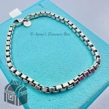 Tiffany & Co. 925 Silver Venetian Link 7.75" Bracelet (pouch)