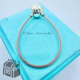 Tiffany & Co. 925 Silver Paloma Picasso Twist Cable Ball Keyring (boxset)