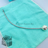 Tiffany & Co. 925 Silver Paloma Picasso Twist Cable Ball Keyring (boxset)