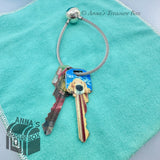 Tiffany & Co. 925 Silver Paloma Picasso Twist Cable Ball Keyring (boxset)