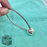 Tiffany & Co. 925 Silver Paloma Picasso Twist Cable Ball Keyring (boxset)