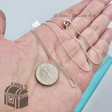 Tiffany & Co. 925 Silver 1mm Bead Chain 18" Necklace  (pouch)
