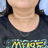 Tiffany & Co. 925 Silver 1mm Bead Chain 18" Necklace  (pouch)