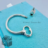 Tiffany & Co. 925 Silver House Key Keychain Keyring Key Chain Ring #2 (pouch)