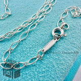 Tiffany & Co. 925 Silver Oval Link 24" Necklace (pouch)